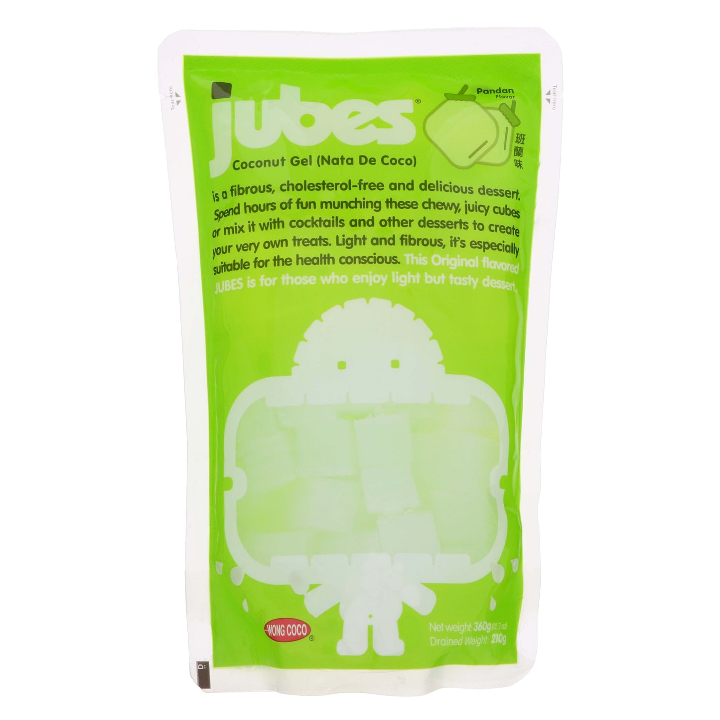 Jubes Coconut Gel Original Flavor Indonesia