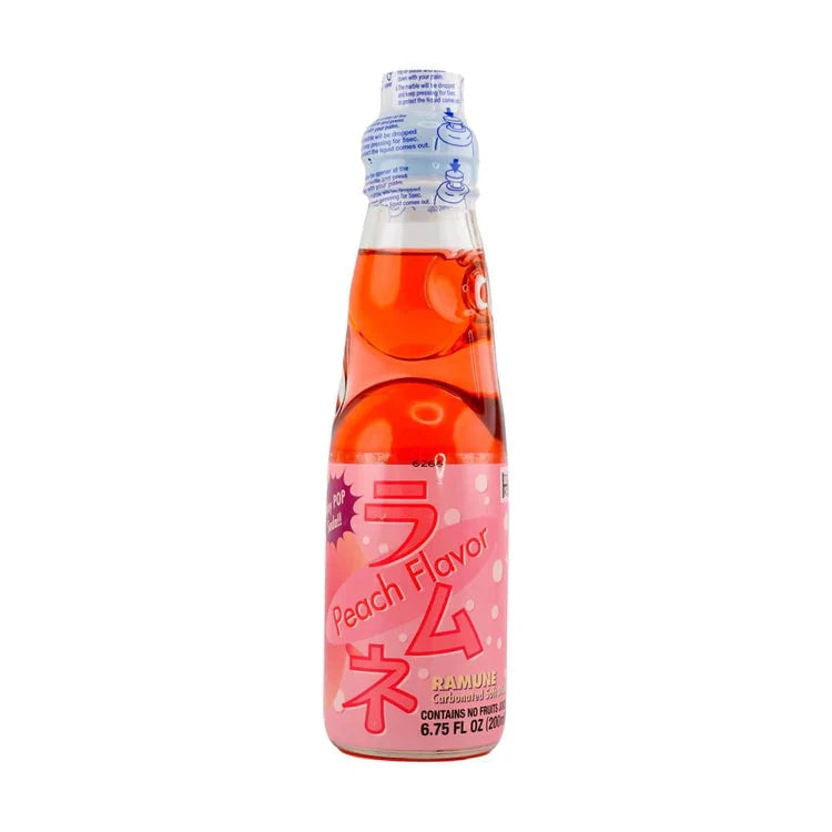 Fuji Soda Ramune Peach 200Ml Japan