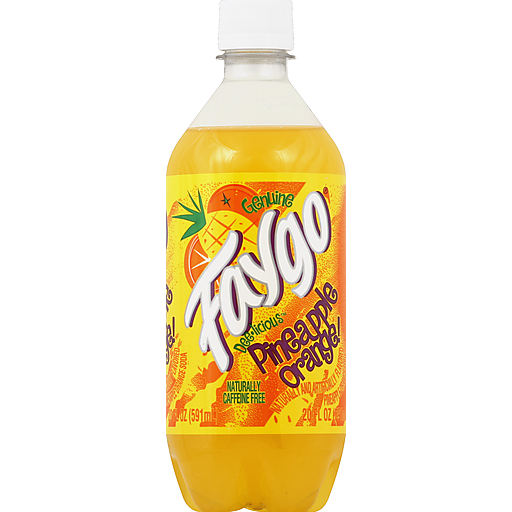 Faygo Pineapple Orange Soda 591Ml