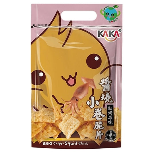 Kaka Bbq Chips Squid Classic 80G Taiwan