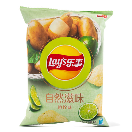 Lays Chips Refreshing Lime 65G China