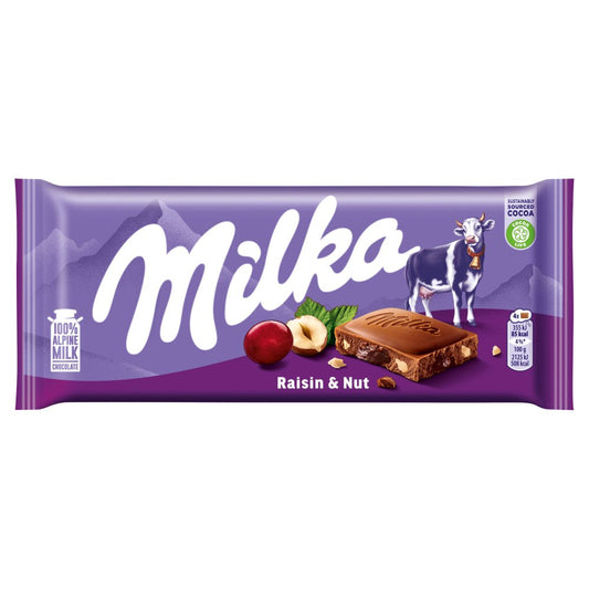 Milka Raisins Nuts