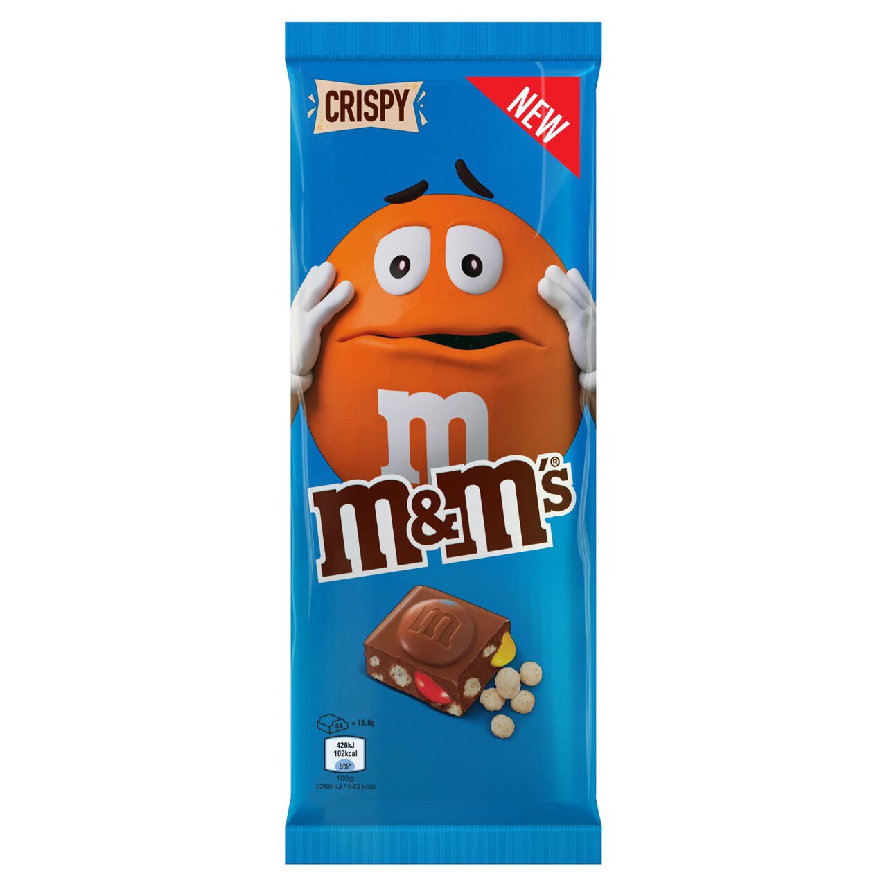 M Ms Crispy Chocolate Bar 150G Uk