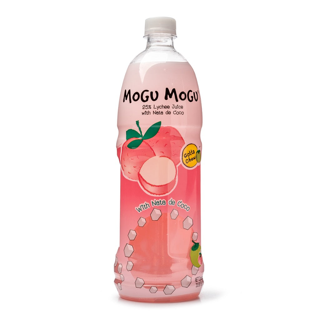 Mogu Mogu Lychee With Coconut Jelly Cubes 1L Thailand