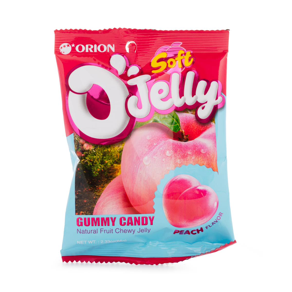 Orion Ojelly Soft Gummy Candy Peach Korea