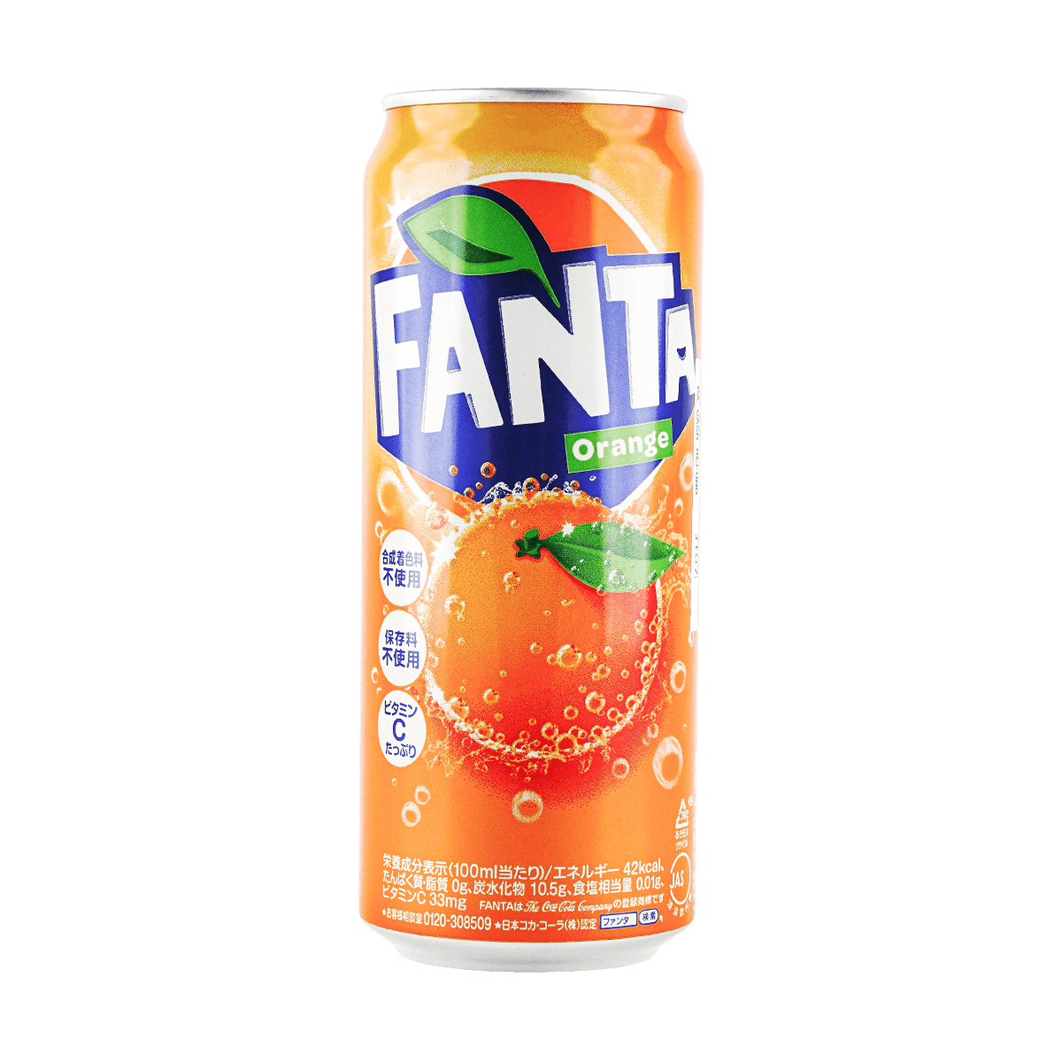 Fanta Orange Soda Can 500Ml