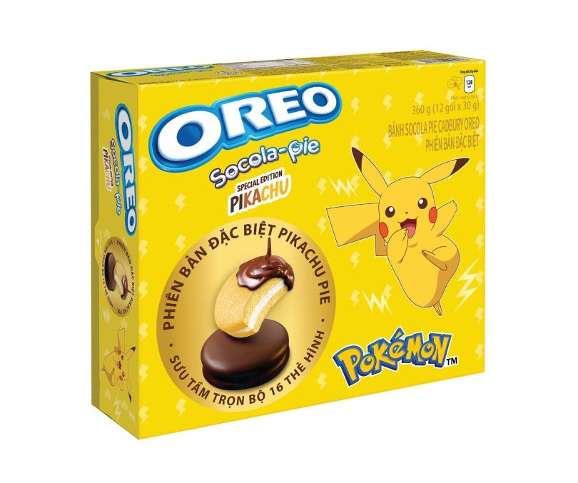 Oreo Socola Pie Chocolate Pokemon Edition Photocards Inside