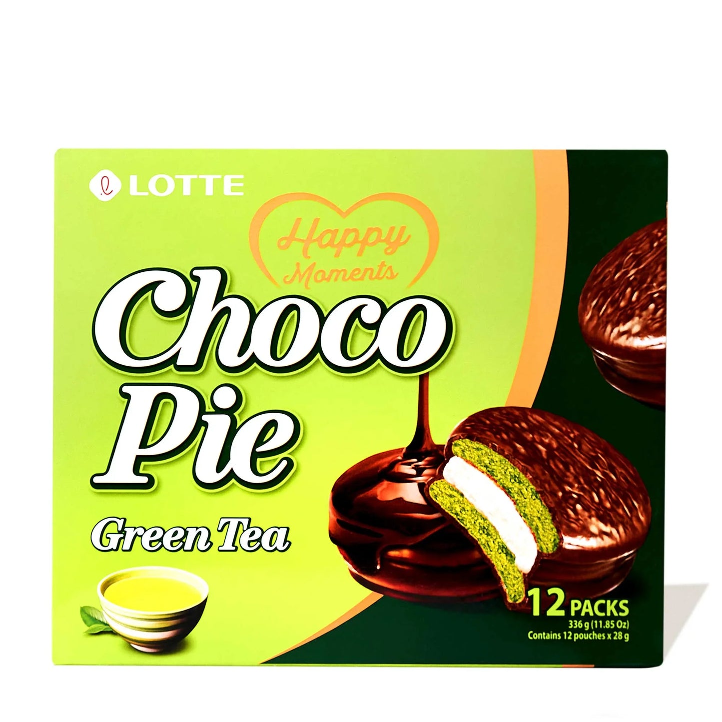 Lotte Choco Pie Green Tea