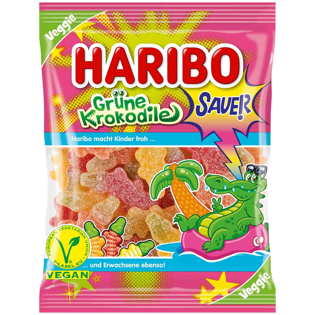 Haribo Grune Krokodile 175G Germany