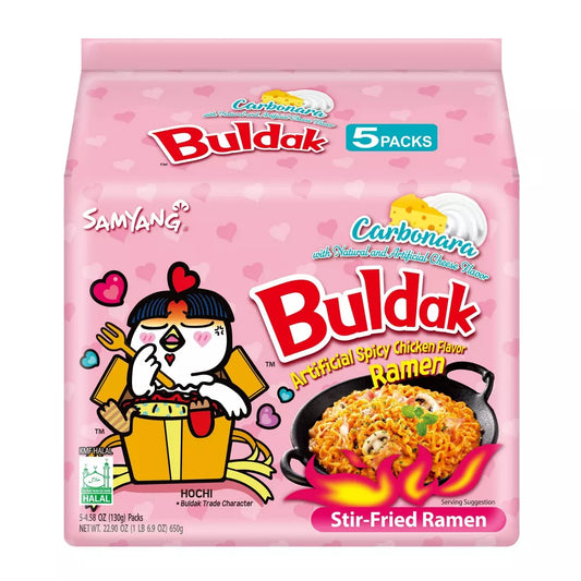 Buldak Spicy Chicken Carbonara Ramen 5