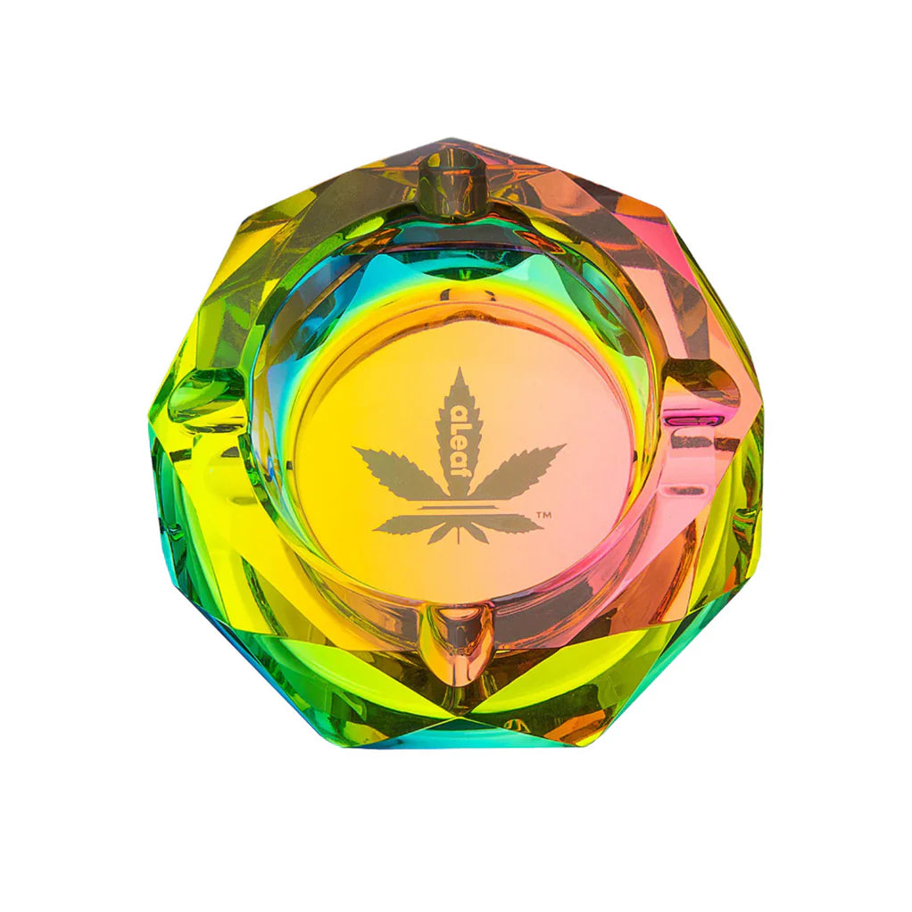 aLeaf Glass Diamond Ashtray