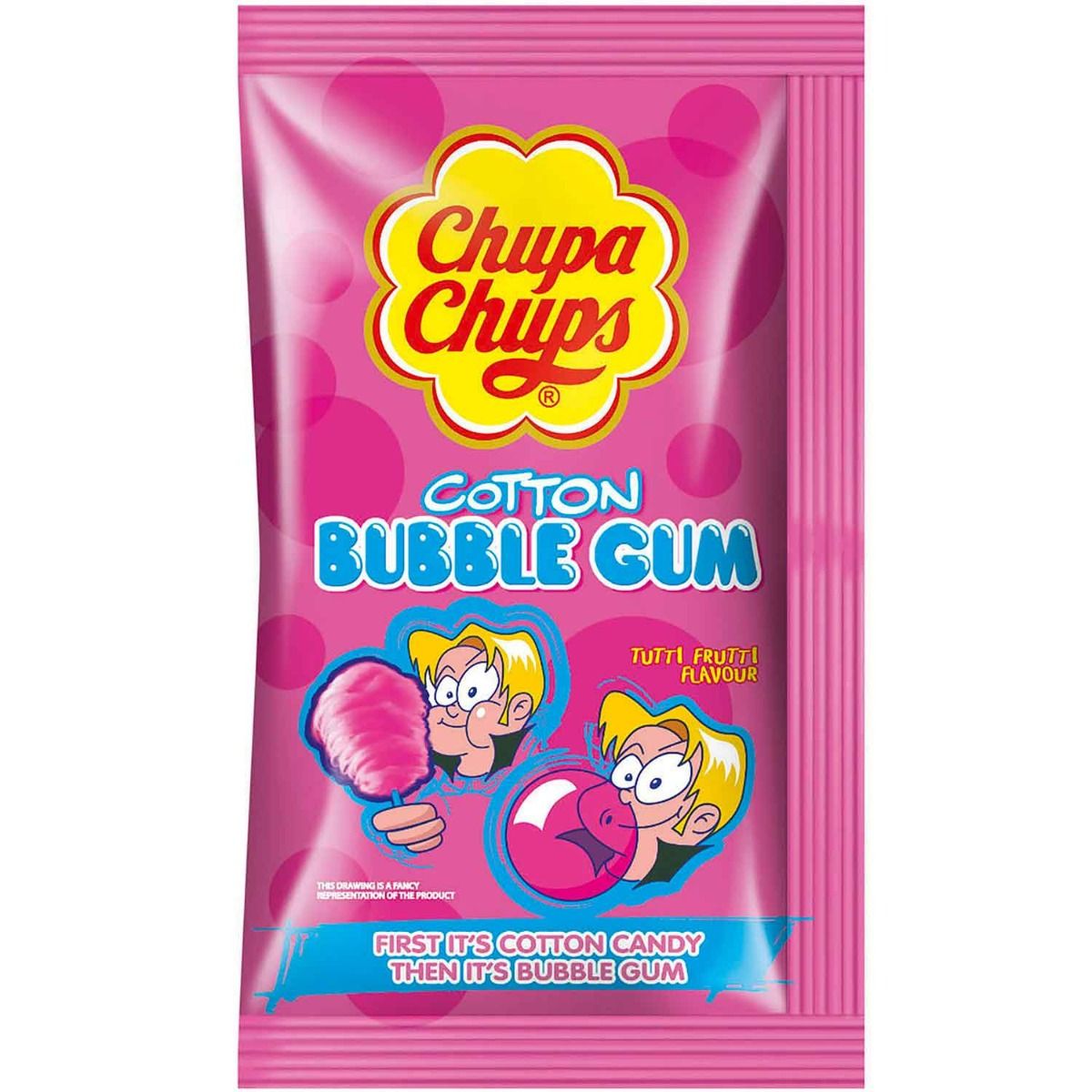 Chupa Chups Cotton Bubble Gum Tutti Frutti