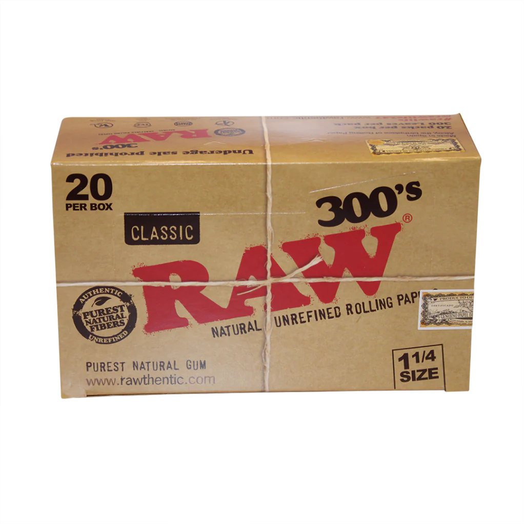 RAW Classic 300's 1¼ Rolling Papers - 20ct