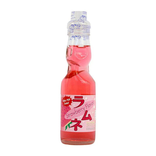 Fuji Soda Ramune Strawberry 200Ml Japan