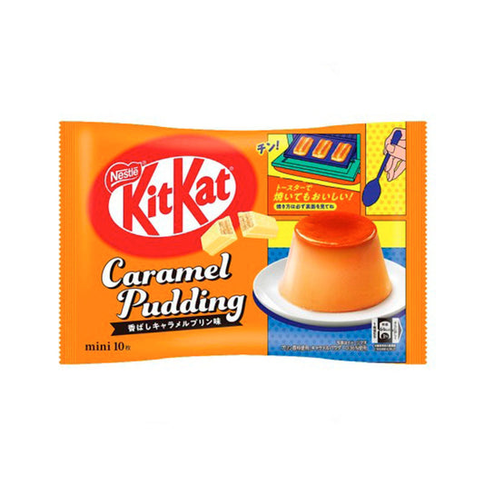 Kitkat Caramel Pudding