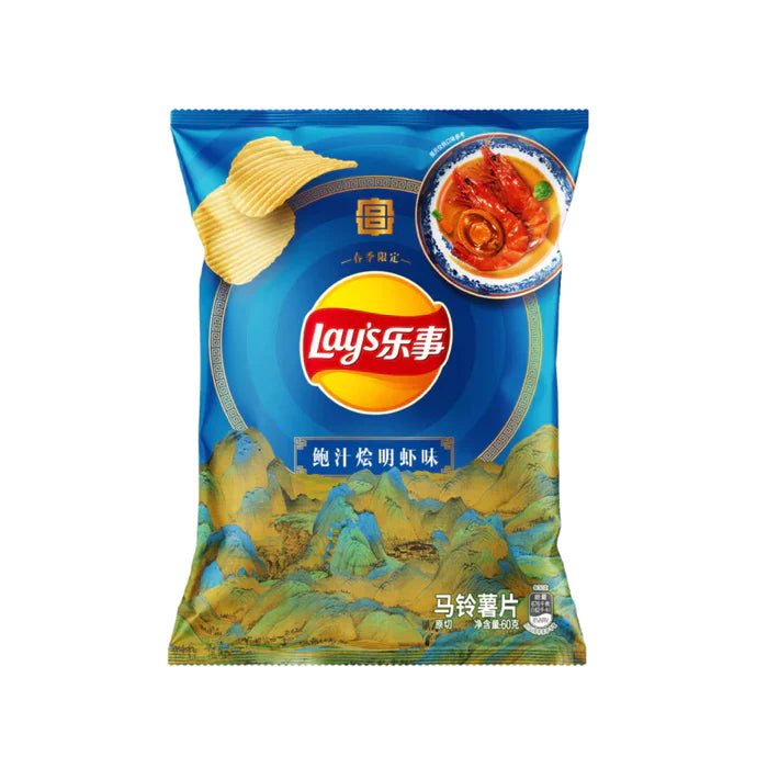 Lays Chips Shrimp With Abalone Sauce Flavor