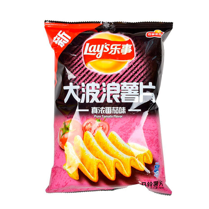 Lays Chips Pure Tomato Wavy