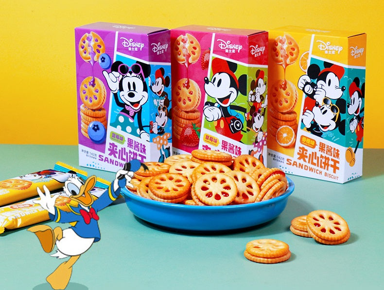 Binqi Disney Jam Flavored Sandwich Biscuit China