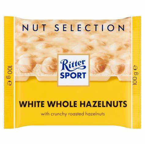 Ritter Sport White Whole Hazelnuts