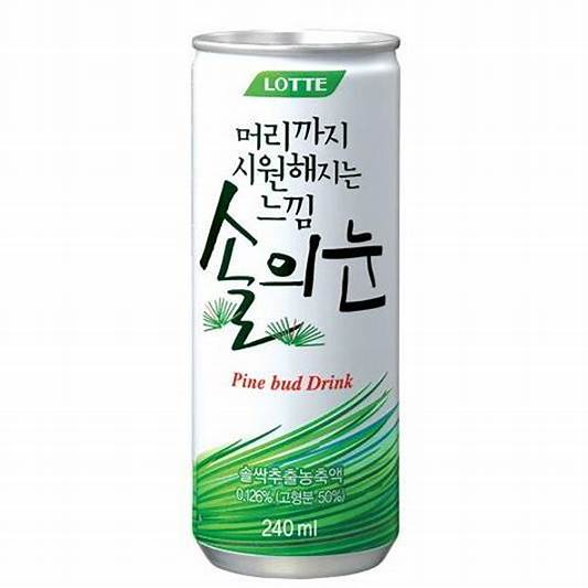 Lotte Pine Bud Drink 240Ml Korea