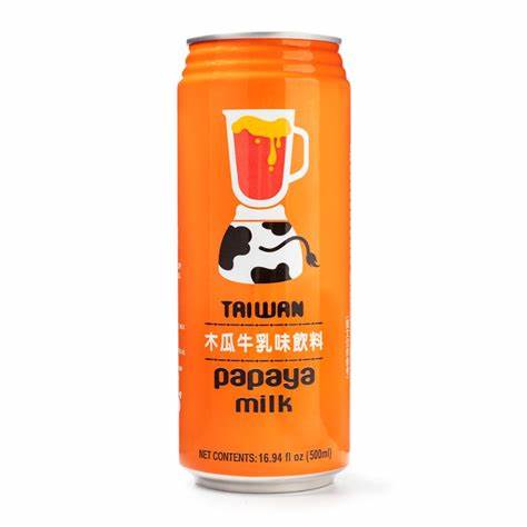 Famous House Papaya Milk Drink 500Ml Taiwan Copy