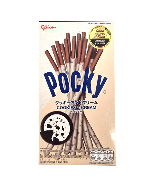 Pocky Cookies & Cream Biscuit Sticks 41g (Thailand) - 10 Pack