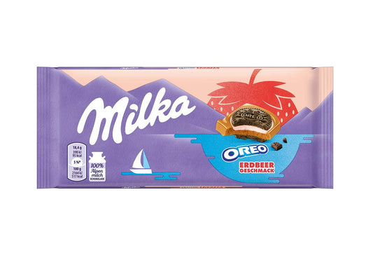 Milka Oreo Strawberry Sandwich 92G European