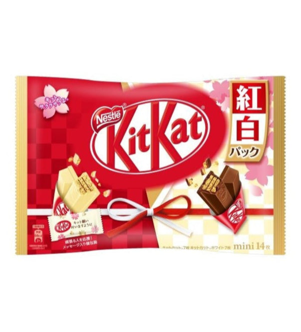 Nestle Kitkat Mini Biscuit Red White Japan