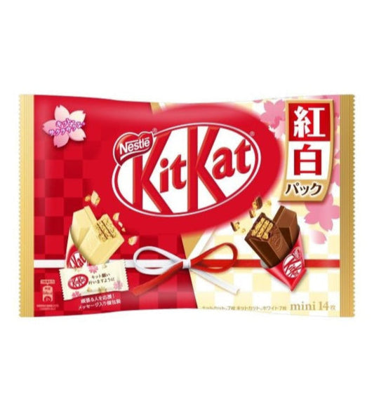 Nestle Kitkat Mini Biscuit Red White Japan