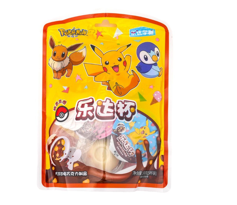 Pokemon Stick Cookies With Chocolate Sauce