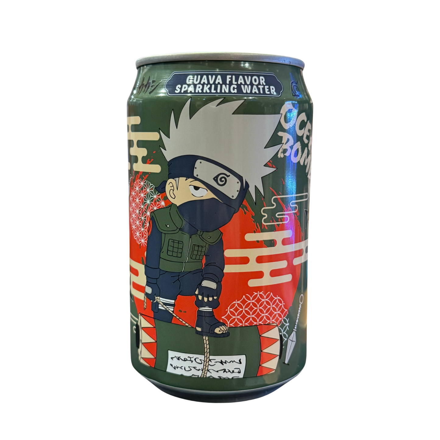 Ocean Bomb Naruto Sparkling Water Guava 330Ml Taiwan