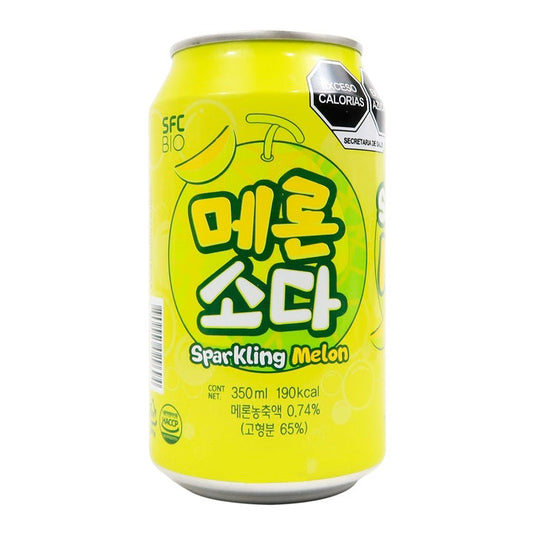 Sfc Melon Flavored Soda Drink   Of 6X350Ml Korea