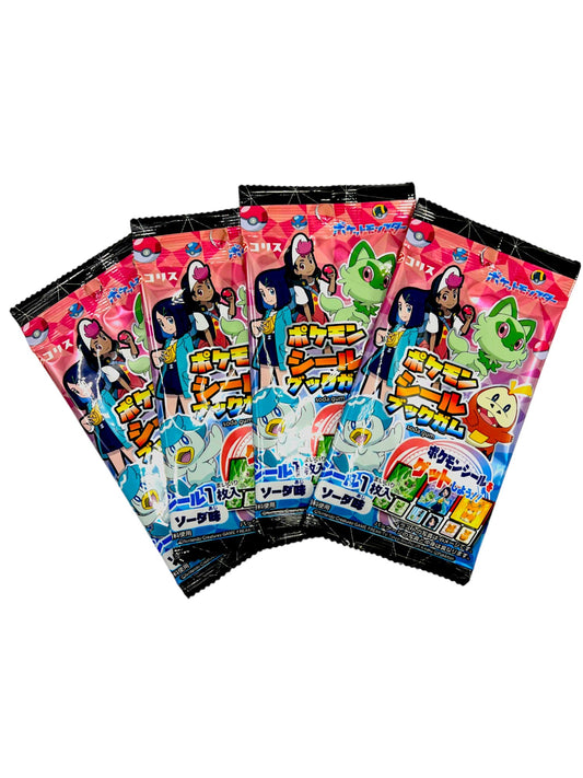 Pokemon Sticker Book Gum   Of 4 Japan