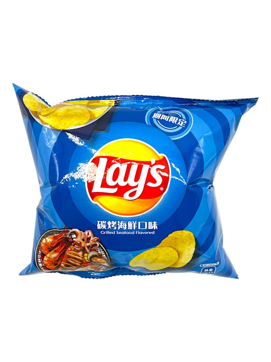 Lays Chips Grilled Seafood 0 99Oz Taiwan