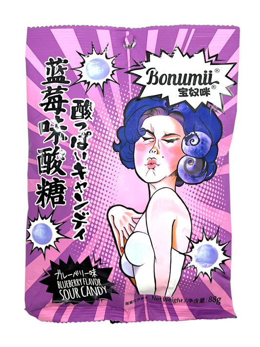 Bonumii Funny Blueberry Flavor Sour Candy China