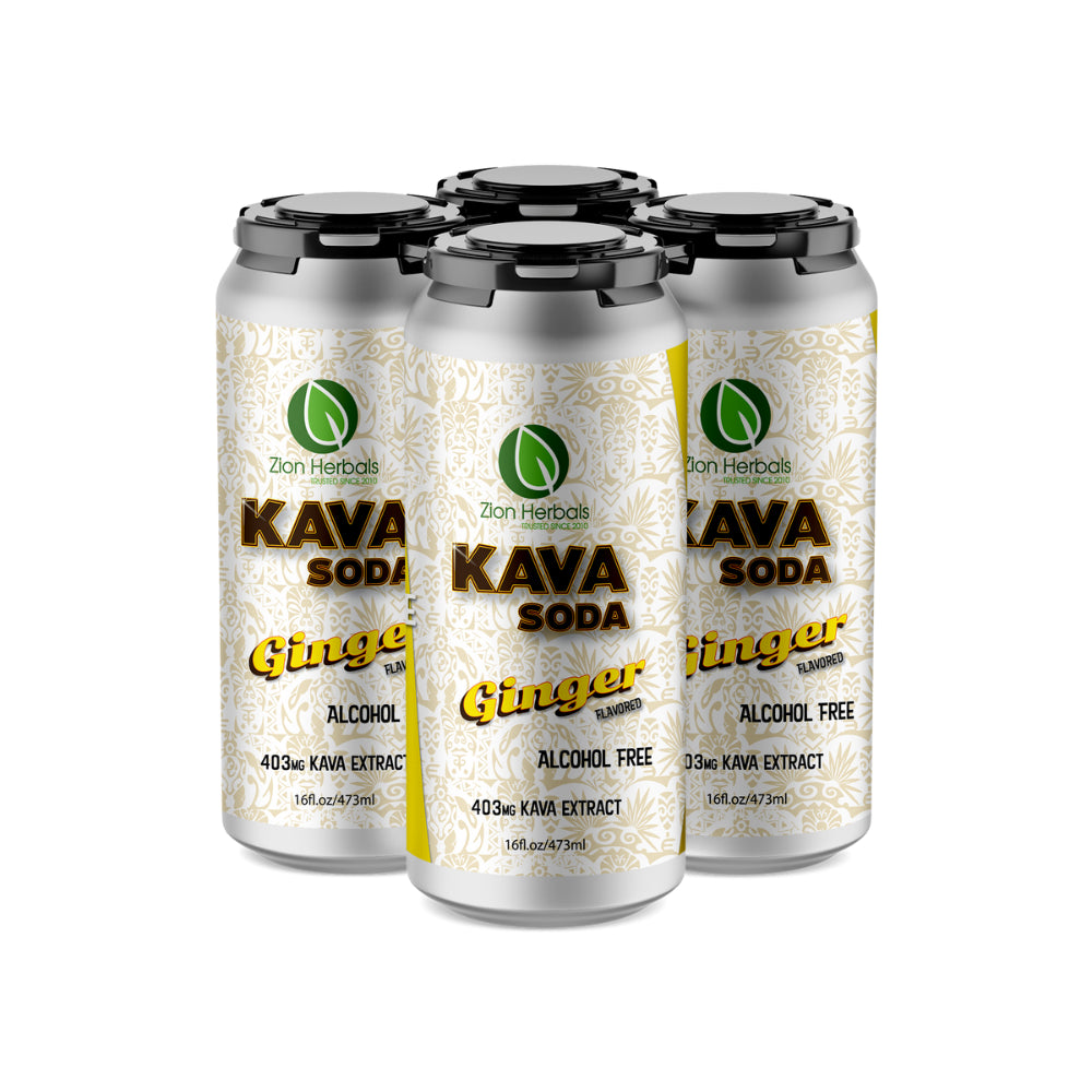 Zion Herbals Kava Ginger Fusion Soda