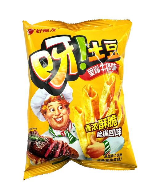 Orion Ya Potato Sticks Bbq Steak Flavor 40G China