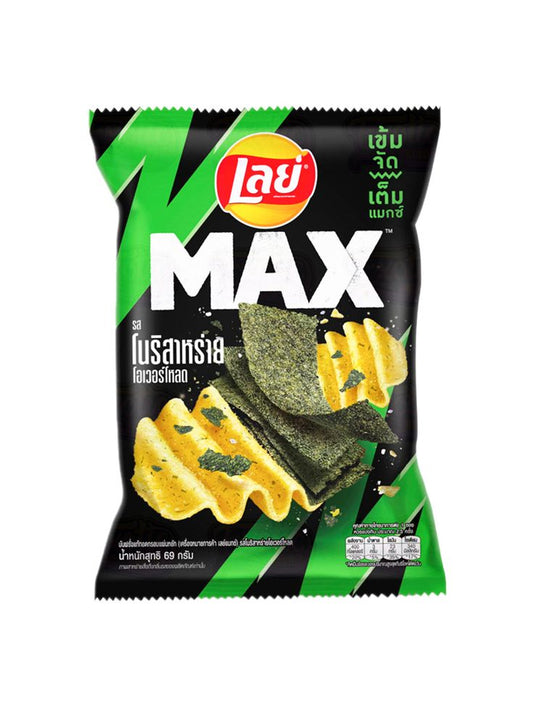 Lays Max Nori Seaweed Extra Crunchy Thailand