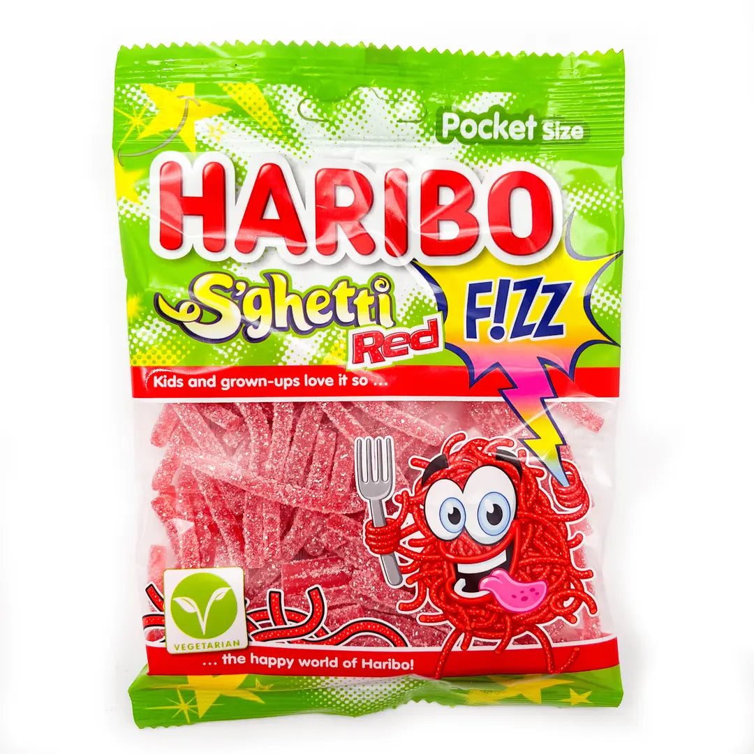 Haribo Sghetti Red Sauer 85G Germany