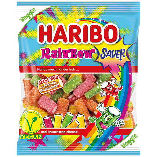 Haribo Rainbow Fizz Sauer 160G Germany