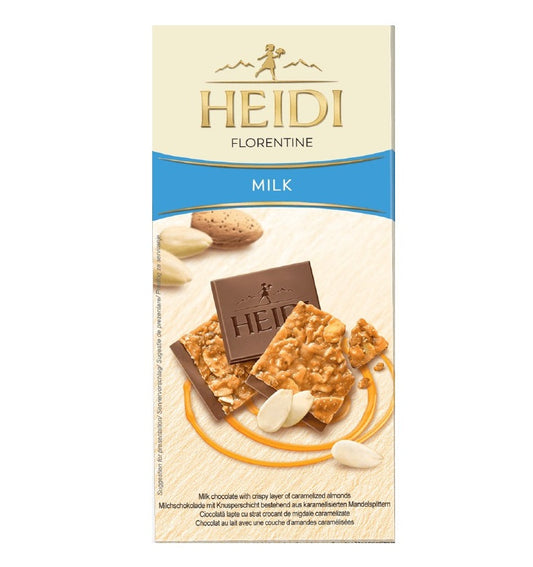 Heidi Florentine Milk W Caramelized Almonds 100G European