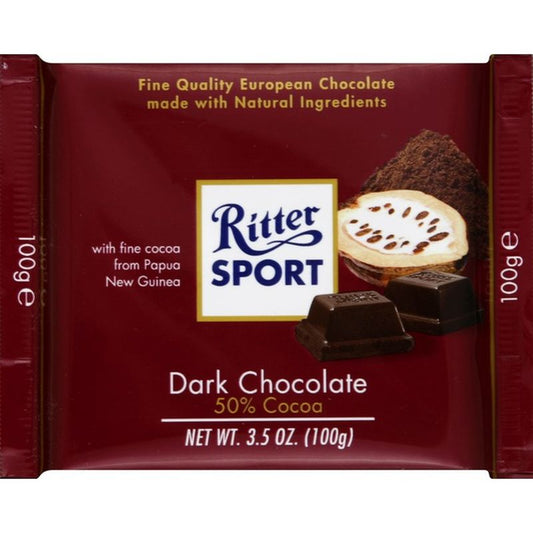 Ritter Sport Dark Chocolate 50 Cocoa