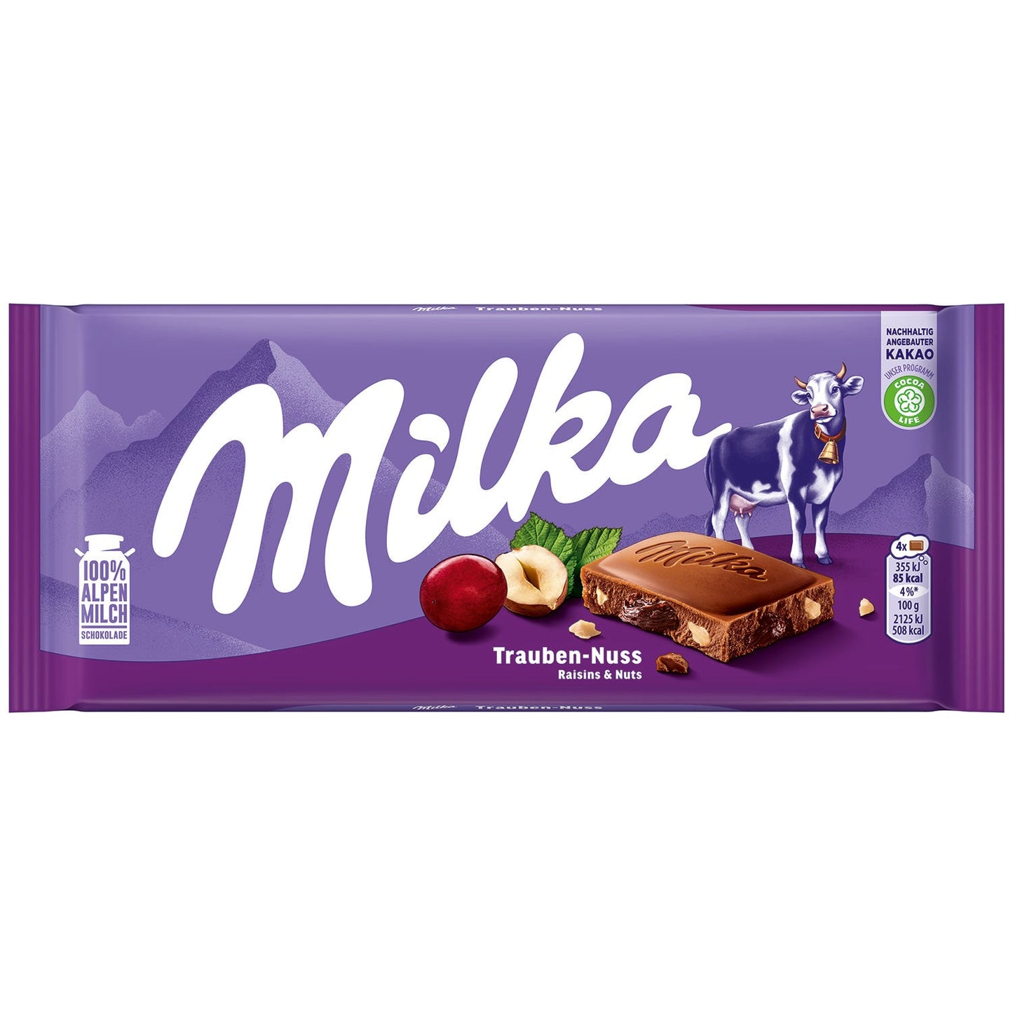 Milka Raisins Nuts