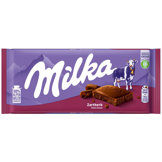 Milka Zartherb Bittersweet 100G Germany