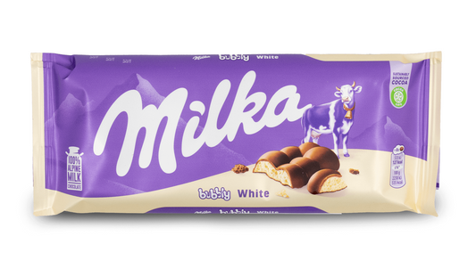 Milka Bubbly White