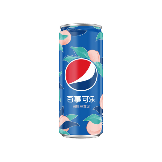 Pepsi Peach Oolong Flavor 330Ml Can China