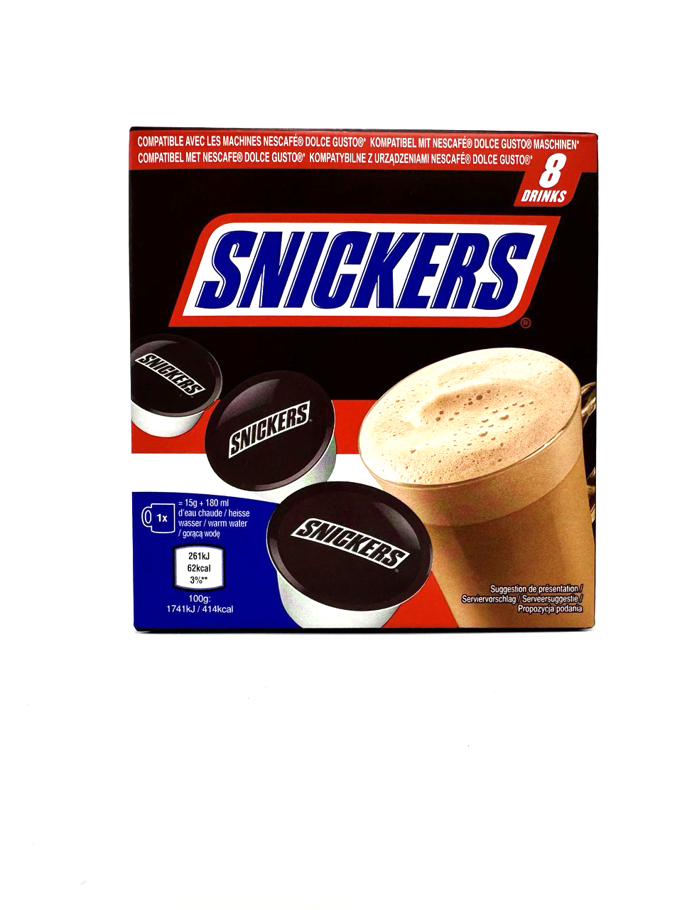 Snickers Hot Chocolate Pods