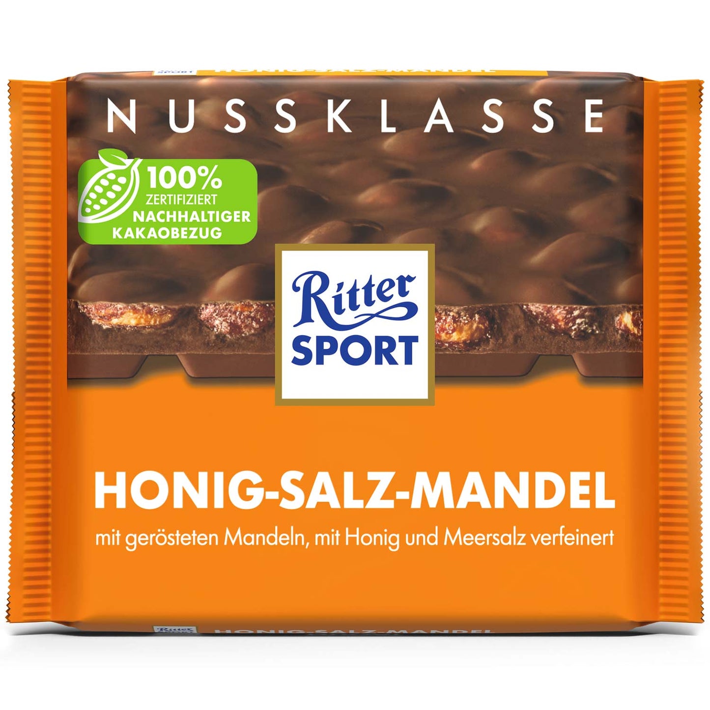 Ritter Sport Milk Honey Salt Whole Almond Germany