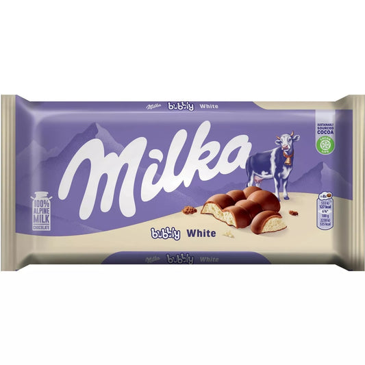 Milka Bubbly White