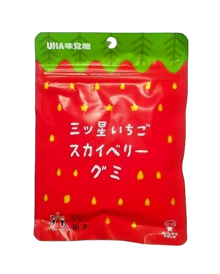 Uha Strawberry Skyberry Candy   Of 6 Japan